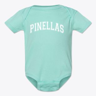 Pinellas Secondary School Varsity Arch Baby Onesie