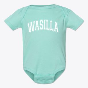 Wasilla Christian School Varsity Arch Baby Onesie