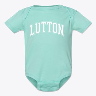 Lutton Elementary School Varsity Arch Baby Onesie