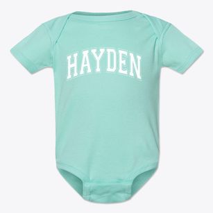 Hayden R Lawrence Middle School Varsity Arch Baby Onesie