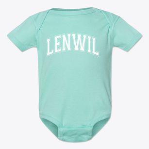 Lenwil Elementary School Varsity Arch Baby Onesie