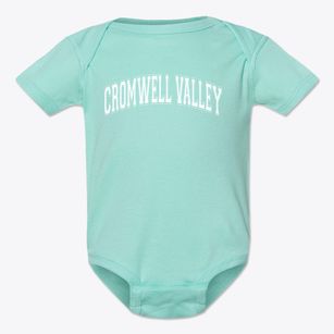 Cromwell Valley Elementary Magnet School Varsity Arch Baby Onesie