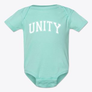 Unity Christian High School Varsity Arch Baby Onesie