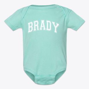 Brady Elementary School Varsity Arch Baby Onesie