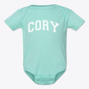 Cory Elementary School Varsity Arch Baby Onesie