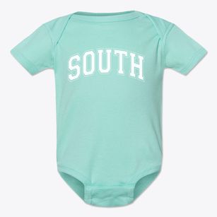 South Middle School Varsity Arch Baby Onesie