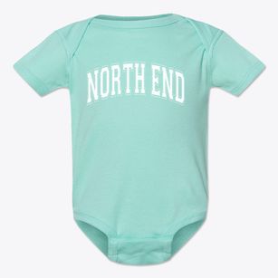 North End Elementary School Varsity Arch Baby Onesie