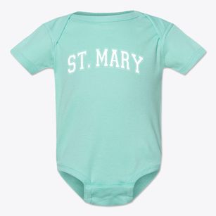 Saint Mary High School Bundschu Memorial Varsity Arch Baby Onesie