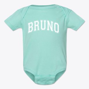 Bruno Public School Varsity Arch Baby Onesie