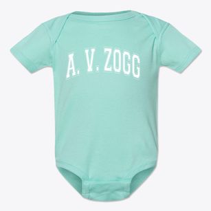 A. V. Zogg Middle School Varsity Arch Baby Onesie