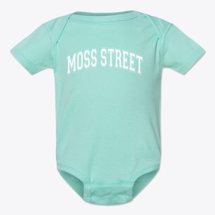 Moss Street Elementary School Varsity Arch Baby Onesie