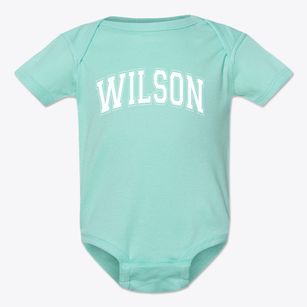 Wilson Middle School Varsity Arch Baby Onesie