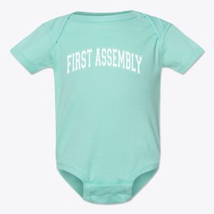 First Assembly Christian School Varsity Arch Baby Onesie