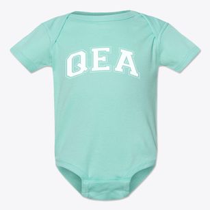 Quality Education Academy Varsity Arch Baby Onesie