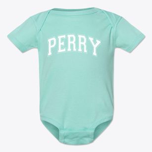 Perry Elementary School Varsity Arch Baby Onesie