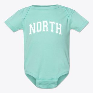 North High School Varsity Arch Baby Onesie