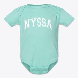 Nyssa Elementary School Varsity Arch Baby Onesie
