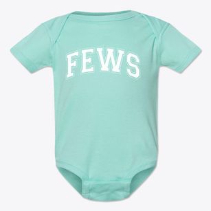 Fews Elementary School Varsity Arch Baby Onesie