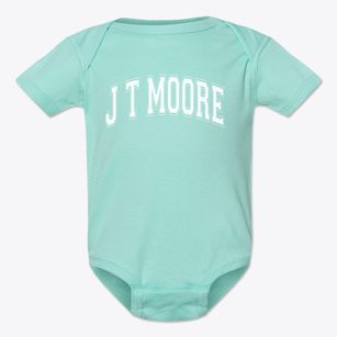 J T Moore Middle School Varsity Arch Baby Onesie