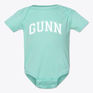 Gunn Junior High School Varsity Arch Baby Onesie