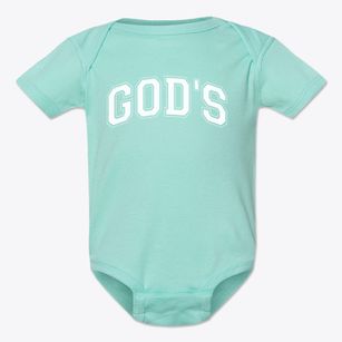 God's Academy Varsity Arch Baby Onesie
