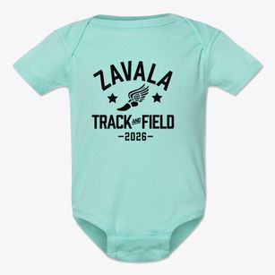 Zavala Elementary School Track and Field Baby Onesie