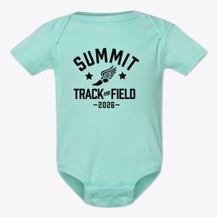 Summit Christian Academy Track and Field Baby Onesie