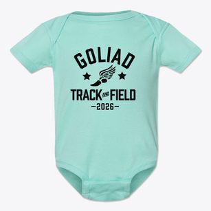 Goliad Elementary School Track and Field Baby Onesie