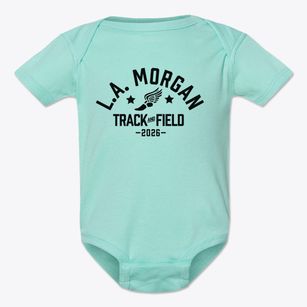 L.a. Morgan Elementary School Track and Field Baby Onesie