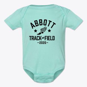 Abbott High School Track and Field Baby Onesie