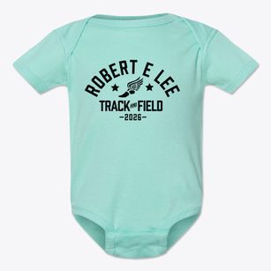 Robert E Lee Elementary School Track and Field Baby Onesie