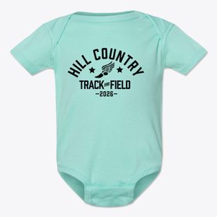 Hill Country Elementary School Track and Field Baby Onesie