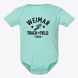 Weimar Elementary School Track and Field Baby Onesie