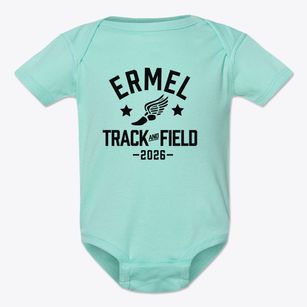 Ermel Elementary School Track and Field Baby Onesie
