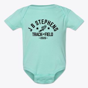 J B Stephens Elementary School Track and Field Baby Onesie
