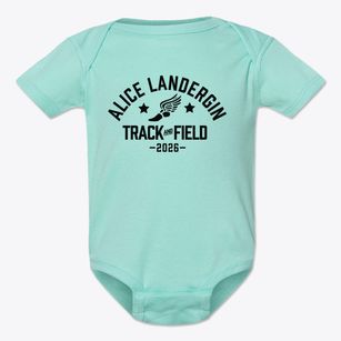 Alice Landergin Elementary School Track and Field Baby Onesie