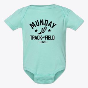 Munday Elementary School Track and Field Baby Onesie