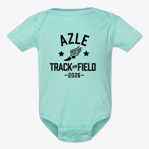 Azle Christian School Track and Field Baby Onesie