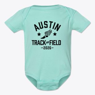 Austin Christian Track and Field Baby Onesie