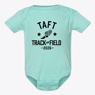 Taft Elementary School Track and Field Baby Onesie
