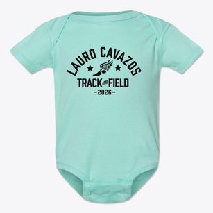 Lauro Cavazos Elementary School Track and Field Baby Onesie