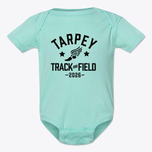Tarpey Elementary School Track and Field Baby Onesie