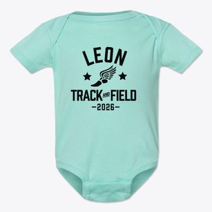 Leon High School Track and Field Baby Onesie