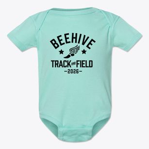 Beehive Elementary School Track and Field Baby Onesie