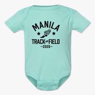 Manila Elementary School Track and Field Baby Onesie