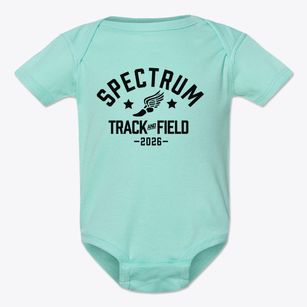 Spectrum Academy Track and Field Baby Onesie