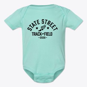 State Street Elementary School Track and Field Baby Onesie