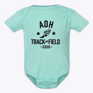 Aoh Christian School Track and Field Baby Onesie