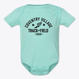 Coventry Village School Track and Field Baby Onesie