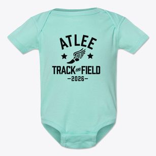 Atlee High School Track and Field Baby Onesie